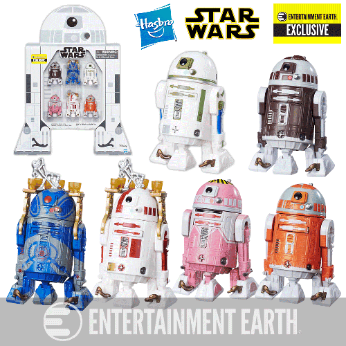 Star Wars The Black Series Astromech Droids 3 3/4-Inch Action Figures - Entertainment Earth Exclusive