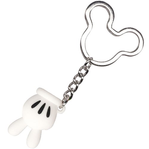 Mickey Mouse Peace Sign Hand Icon Ball Key Chain