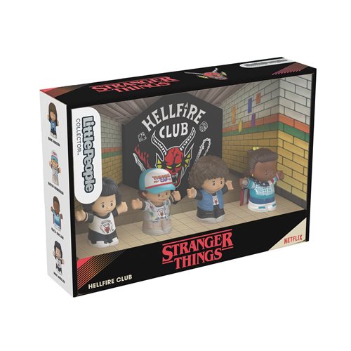 Stranger Things Hellfire Club Never Tell Them The Odds Little People Collector Figure Set - Fan Channel Exclusive
