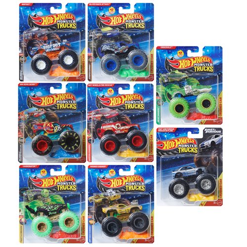 Hot Wheels Monster Trucks 1:64 Scale Vehicle 2026 Mix 4 Case of 8