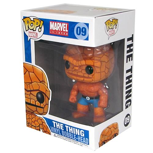 Marvel Fantastic Four 4 Funko Mystery Minis Ben THE THING Bobble Head Figure