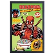 Deadpool Cereal Framed Art Print