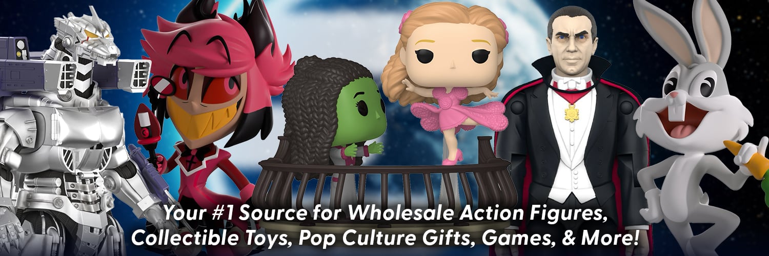 Your #1 Source for Wholesale Action Figures, Collectible Toys, Pop Culture Gifts, Games & More!