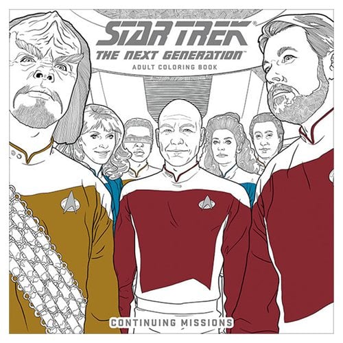Star Trek: The Next Generation Adult Coloring Book Volume 2--Continuing Missions