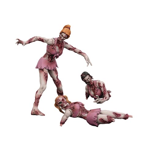 Joy Toy Dark Source Zombie Cheerleader 1:25 Scale Action Figure 3-Pack