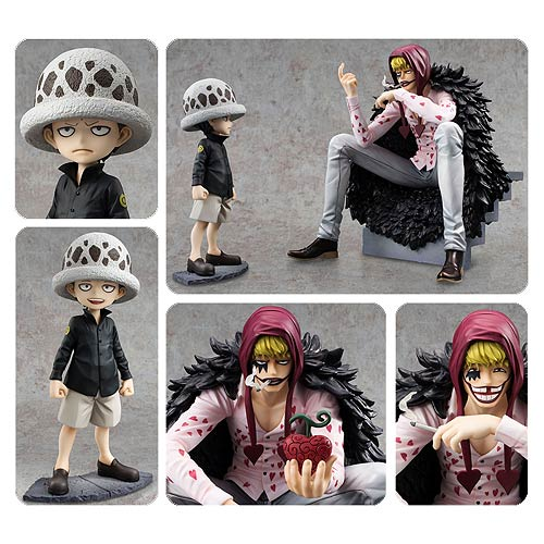 One Piece Corazon And Law Pop Limited Edition Statue 2 Pack