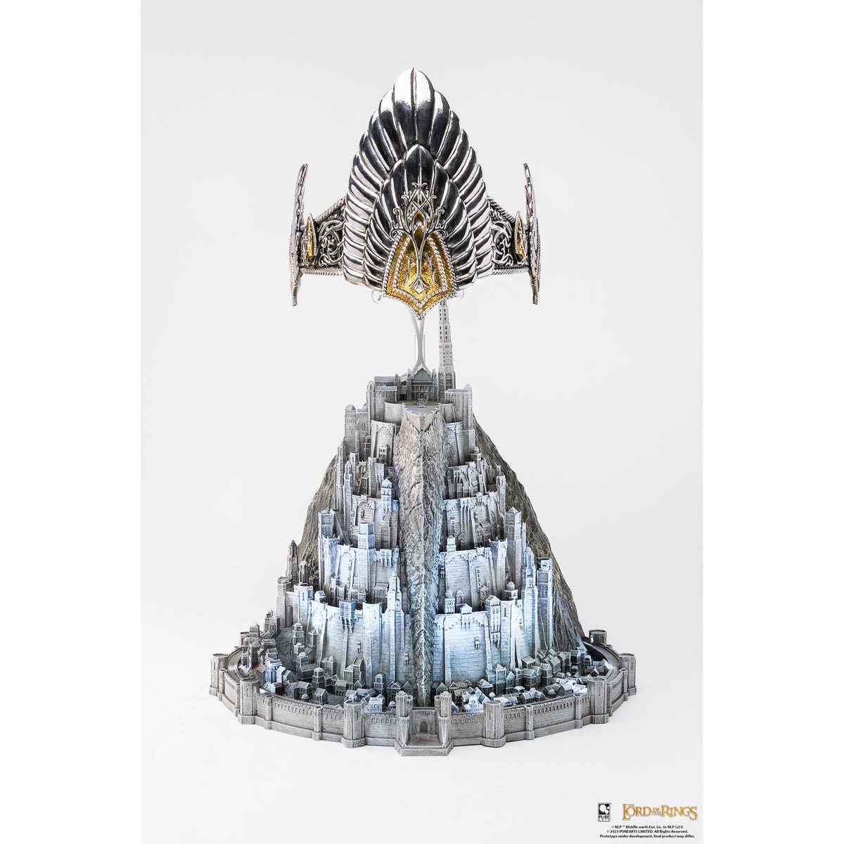 The Lord of The Rings The Capital Of Gondor Minas Tirith Resin Model Statue  COS