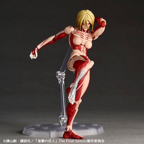 Attack on Titan Female Titan AF Revoltech Amazing Yamaguchi Action Figure