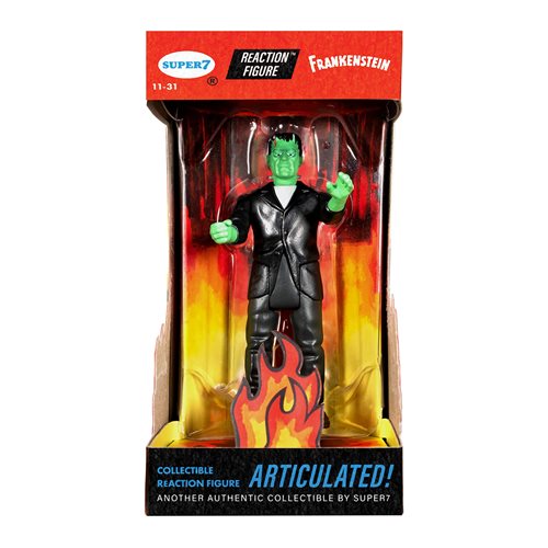 Universal Monsters Frankenstein (Fire Box) 3 3/4-Inch ReAction Figure
