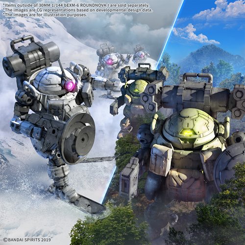 30 Minutes Missions bEXM-6 Roundnova I 1:144 Scale Model Kit
