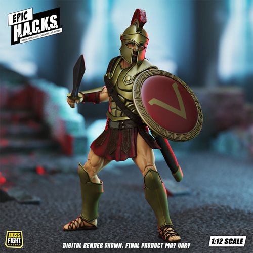 Epic H.A.C.K.S. Spartan Warrior: Pride of Sparta 6-Inch Action Figure
