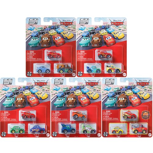Cars Mini Racers 3-Pack 2026 Mix 1 Case of 6