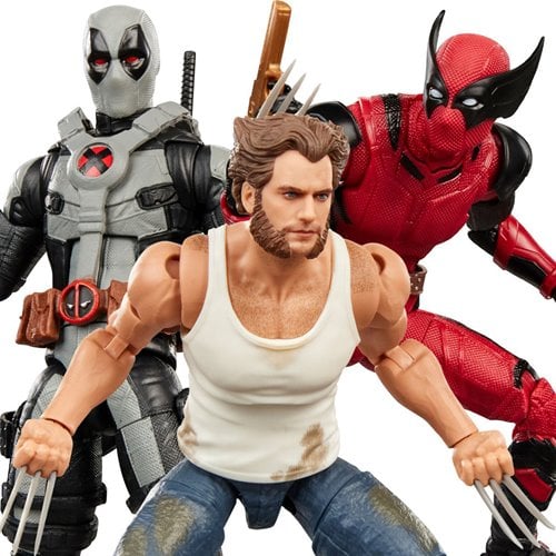Deadpool & Wolverine Marvel Legends 6-Inch Action Figure Wave 3 Set of 3