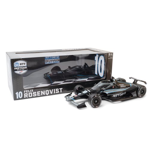 2020 NTT IndyCar Series #10 Felix Rosenqvist Chip Ganassi Racing NTT Data 1:18 Scale Die-Cast Vehicle