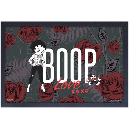 Betty Boop Love XOXO Framed Art Print