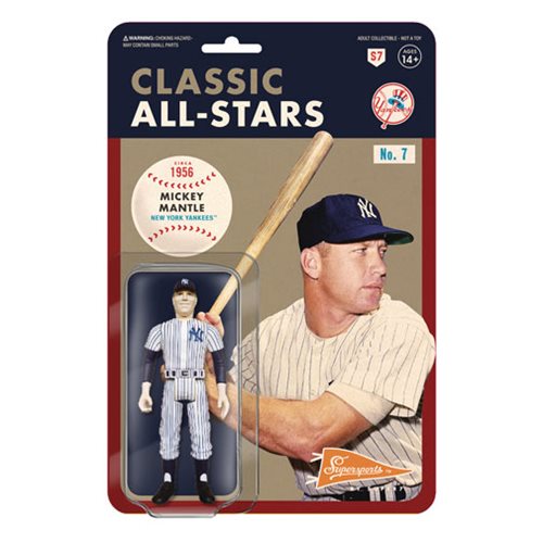 Major League Baseball Classic Mickey Mantle (New York Yankees) ReAction Figure