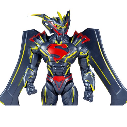 DC Multiverse Superman Energized Unchained Armor Gold Label 7-Inch Scale Action Figure
