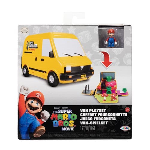 Super Mario Movie Mini-World Van Playset