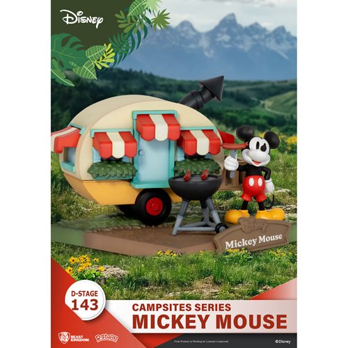 Disney Campsites Series Mickey Mouse DS-143 D-Stage Statue
