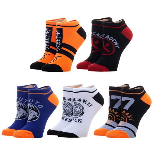 Naruto Ankle Sock 5-Pack