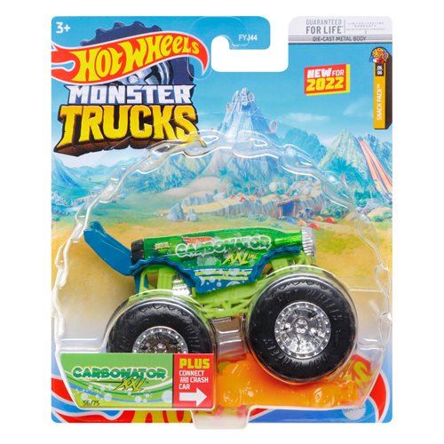 Hot Wheels Monster Truck 1:64 Scale Vehicle Mix 12 Case of 8