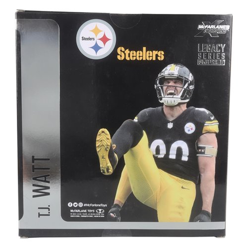 NFL SportsPicks 2024 Wave 2 Pittsburgh Steelers TJ Watt 7-Inch Scale Posed Figure