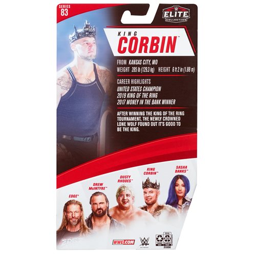 WWE Elite Collection Series 83 King Corbin Action Figure