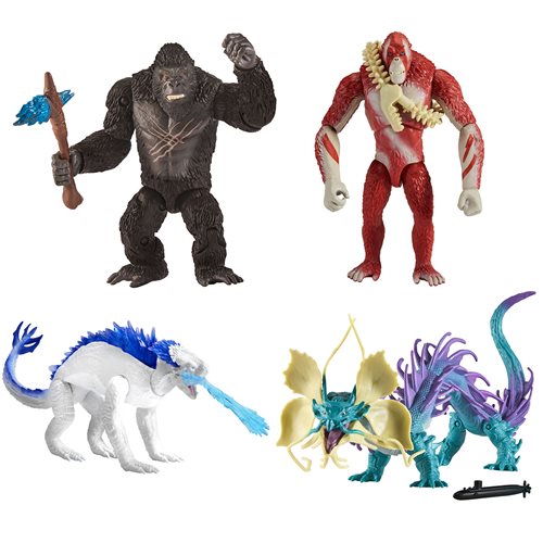 Godzilla x Kong: The New Empire Movie Monster Wave 3 Revision 2 6-Inch Basic Action Figure Case of 5