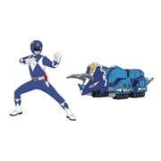 MMPR Blue Ranger and Triceratops Zord Retro Pin Set