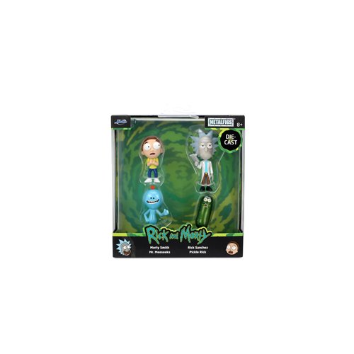 Rick and Morty Wave 1 MetalFigs 2 1/2-Inch Die-Cast Metal Mini-Figure 4-Pack