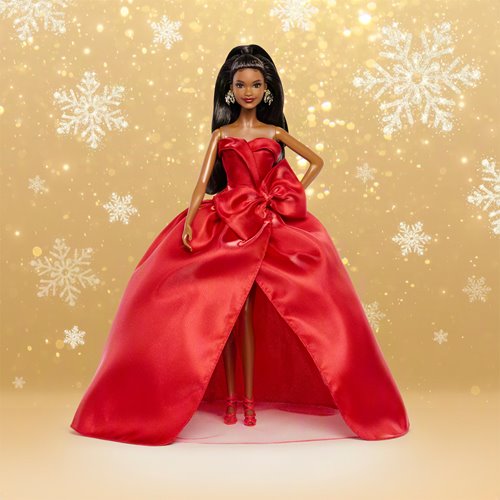 Barbie 2026 Holiday Barbie Doll with Dark Brown Hair