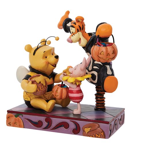 Disney Traditions Winnie the Pooh and Friends Halloween by Jim Shore Statue