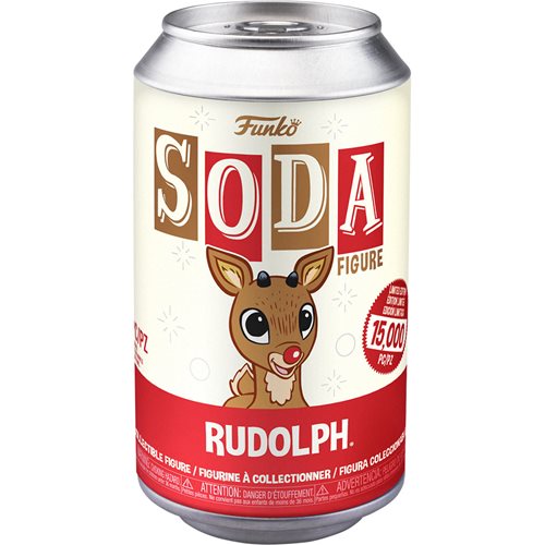 Rudolph Vinyl Soda Figure