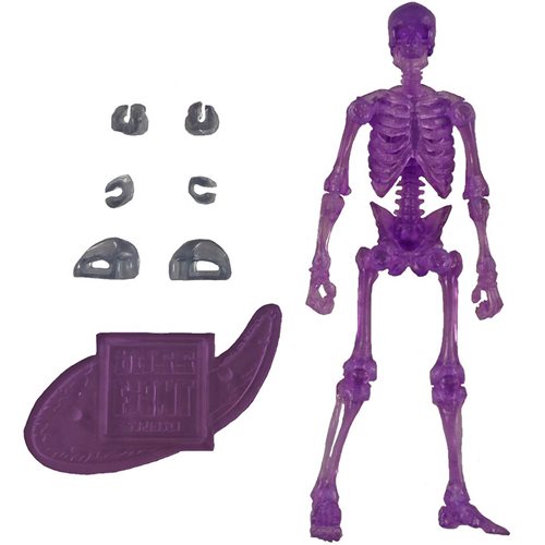 Vitruvian H.A.C.K.S. Customizer Series Skeleton Spectral Purple Blank Action Figure