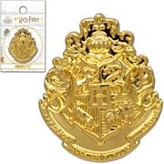 Harry Potter Hogwarts Crest Gold Deluxe Pewter Lapel Pin