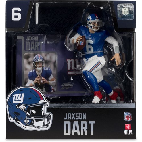 NFL SportsPicks New York Giants Jaxson Dart 7-Inch Posed Figure