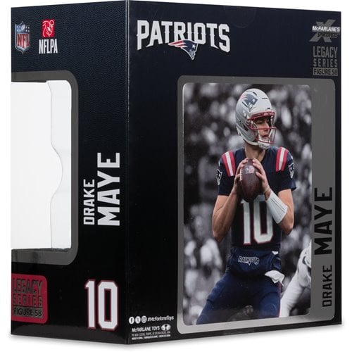 NFL SportsPicks New England Patriots Drake Maye 7-Inch Posed Figure