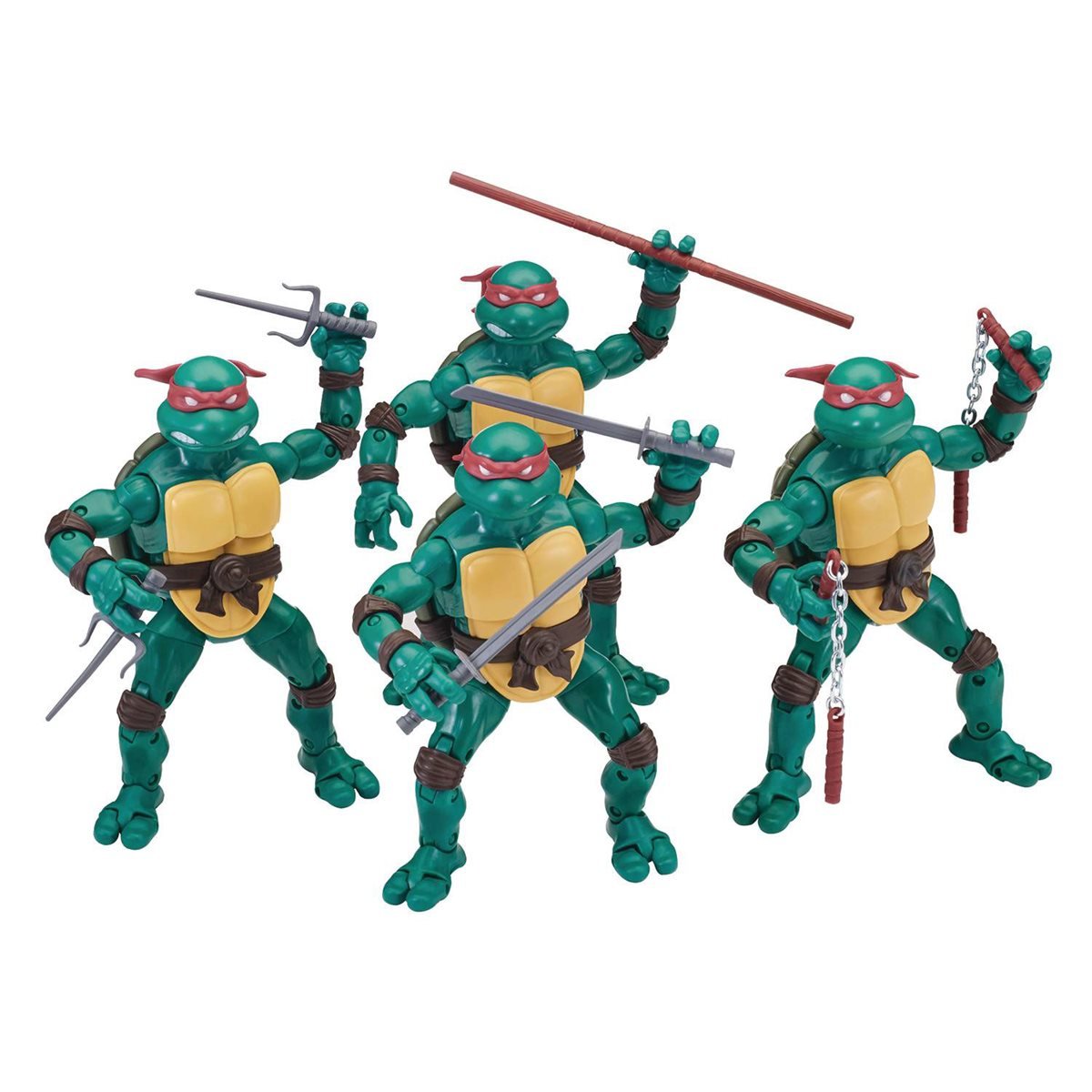 ninja turtle action figure set