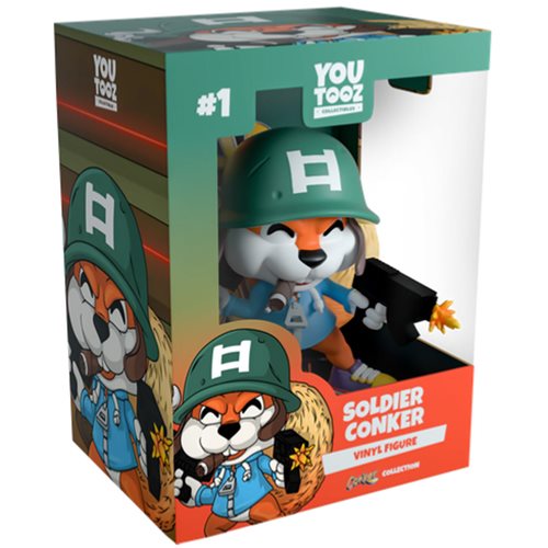 Conker's Bad Fur Day Collection Soldier Conker Vinyl Figure #1