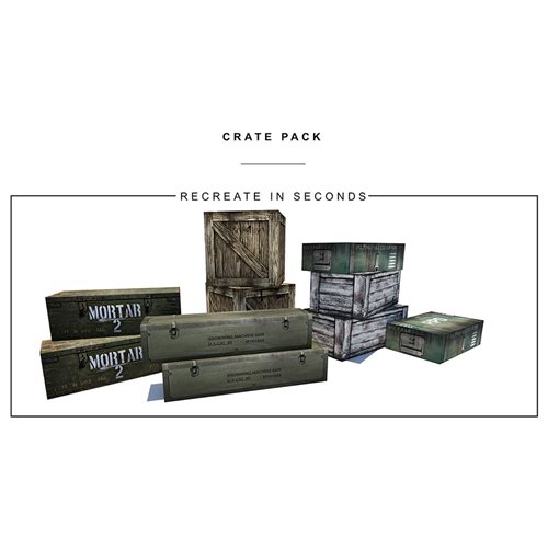 Crate Pack Pop-Up 1:12 Scale Diorama