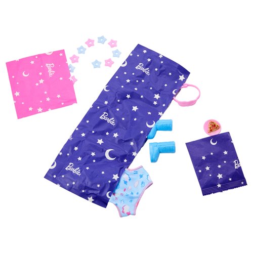 Barbie Sleepover Reveal Blue Doll and Accessories
