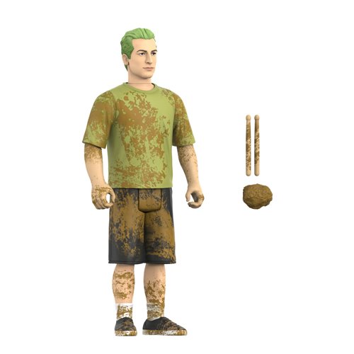 Green Day Mud Fight Tre Cool 3 3/4-Inch ReAction Figure
