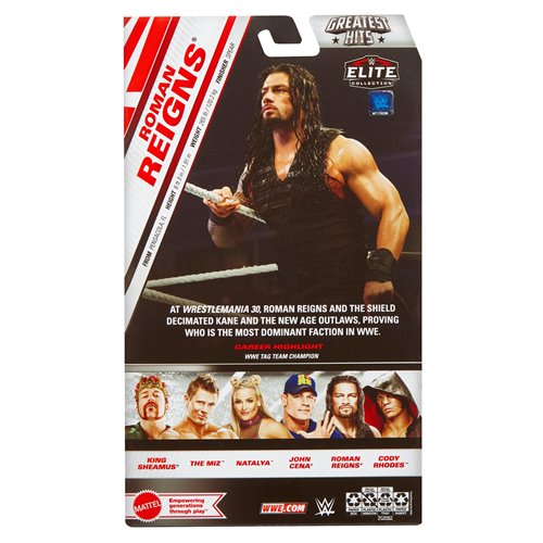 WWE Elite Greatest Hits 2025 Roman Reigns Action Figure, Not Mint
