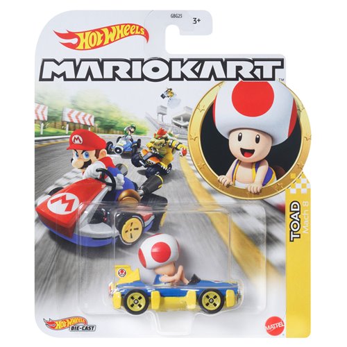 Mario Kart Hot Wheels 2024 Mix 6 Vehicle Case of 8