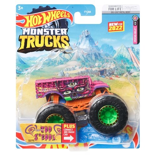 Hot Wheels Monster Trucks 1:64 Scale Vehicle Mix 4 Case of 8