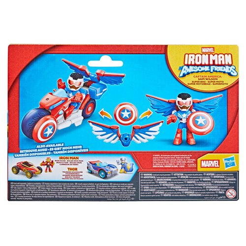 Iron Man and His Awesome Friends Thor Thunder Roadracer Action Figure & Toy Vehicle