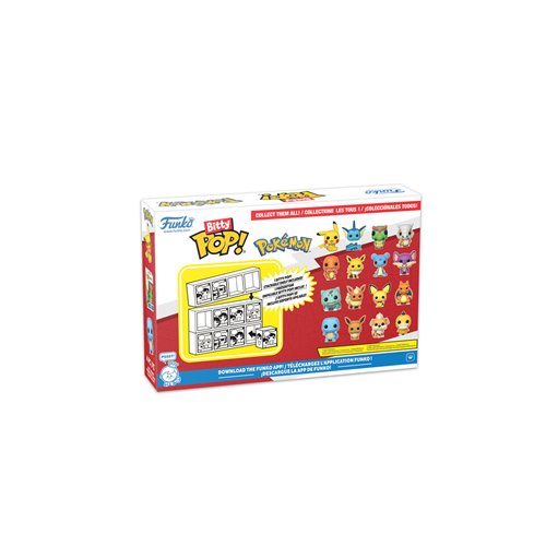 Pokemon Squirtle Funko Bitty Pop! Mini-Figure 4-Pack
