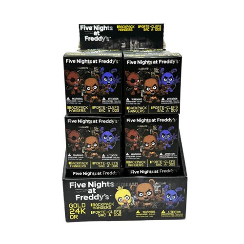 Five Nights at Freddy's Movie Blind Box Backpack Clip Case of 18