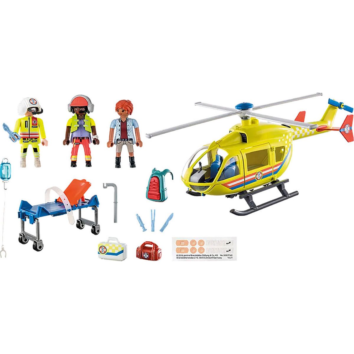 draaipunt Grace Bediening mogelijk Playmobil 71203 Rescue Medical Helicopter
