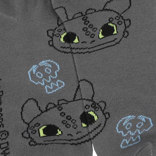 How to Train Your Dragon Toothless Lettuce Edge Ankle Sock 5-Pack